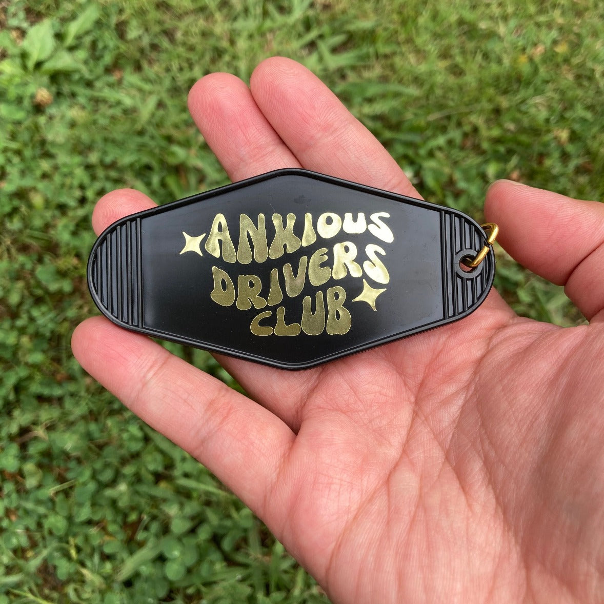 Anxious Drivers Club Motel Keychain